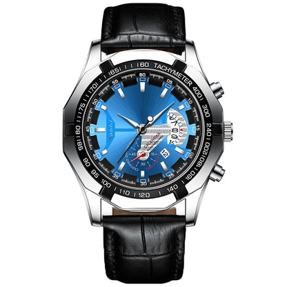 47mm Muti-function Quartz Watch for Men