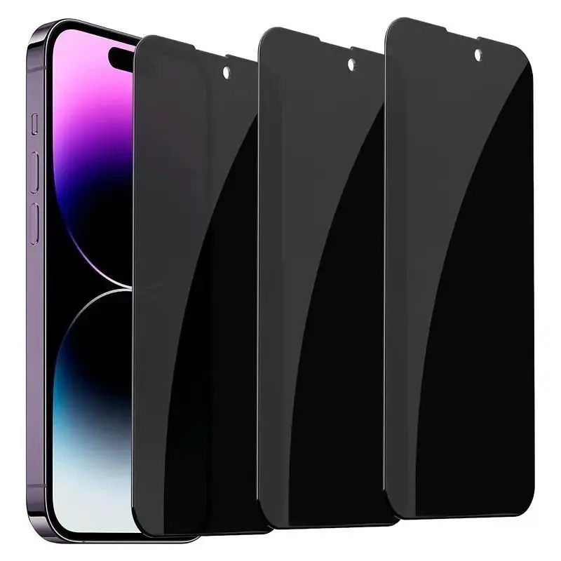 Anti-Scratch & Anti-Spy Tempered Glass Screen Protector for iPhone